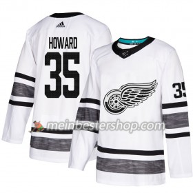 Detroit Red Wings Jimmy Howard 35 2019 All-Star Adidas Weiß Trikot Authentic - Herren